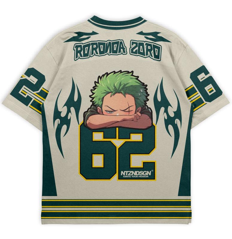 Jual NTZN Jersey Oversize Boxy Vintage Roronoa Zoro