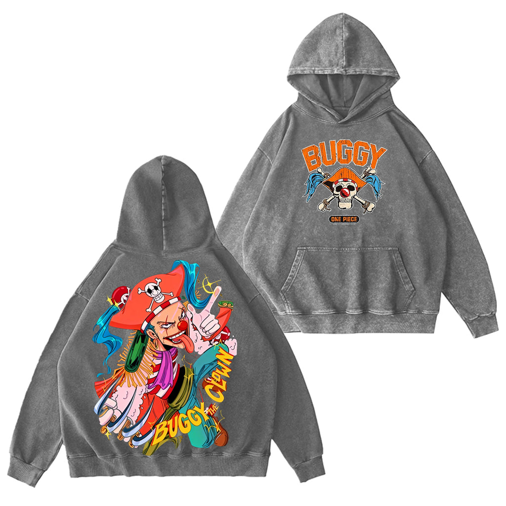 VBuggy the Clown - One Piece Vintage washed T-shirt/Crewneck/Hoodie