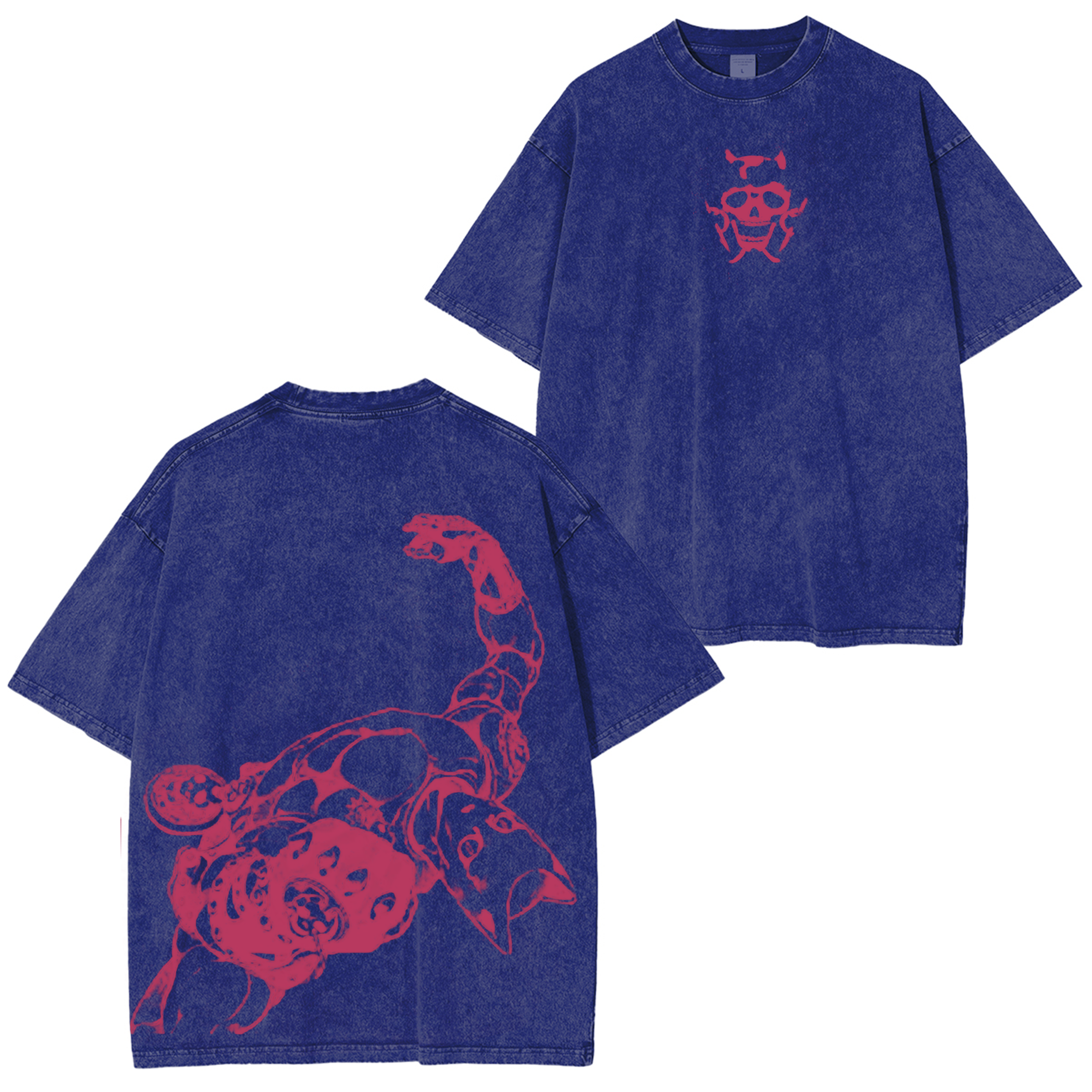 Jojo's Bizarre Adventure Killer Queen Vintage Unisex Washed T-Shirt