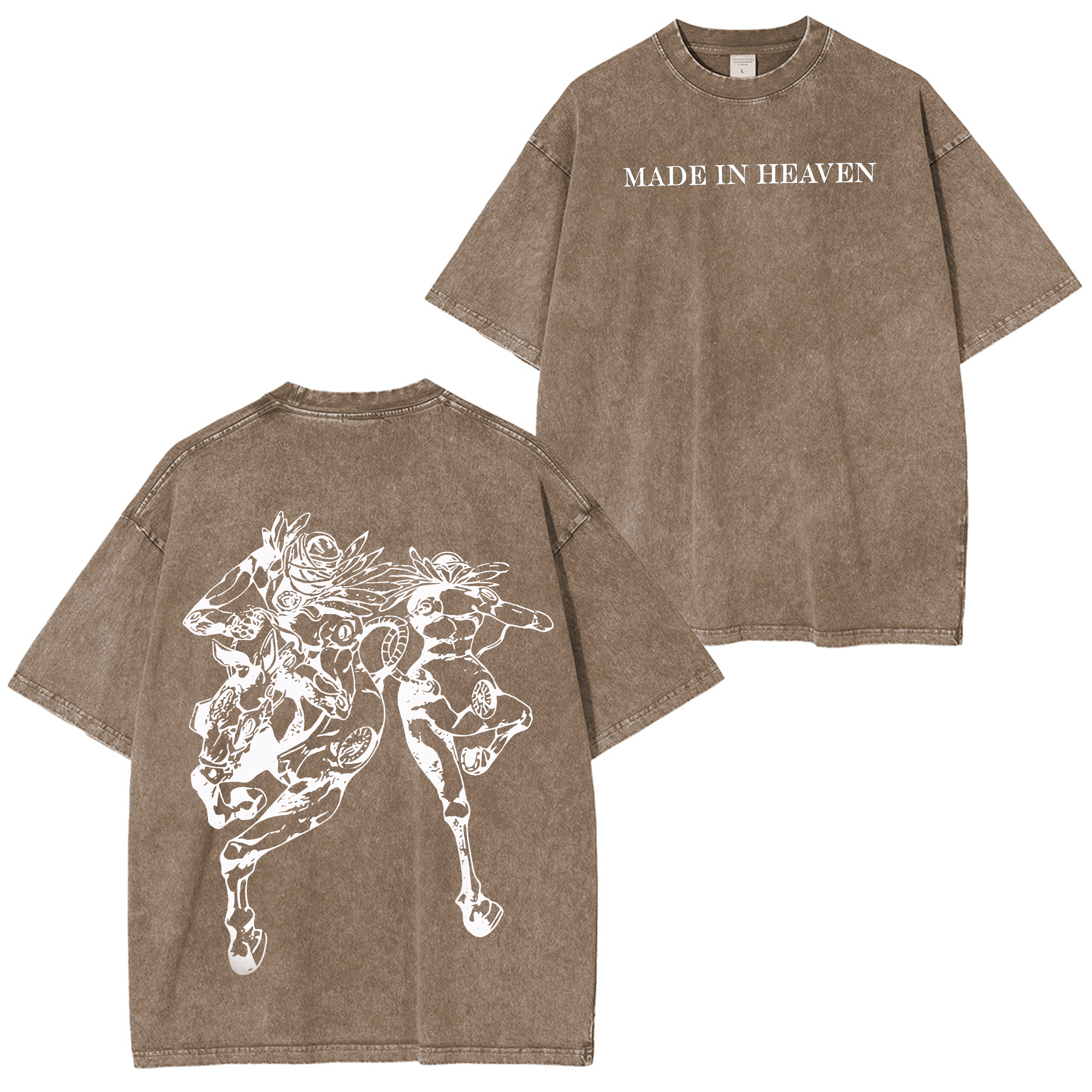 JoJo's Bizarre Adventure: Steel Ball Run Vintage Unisex Washed T-Shirt