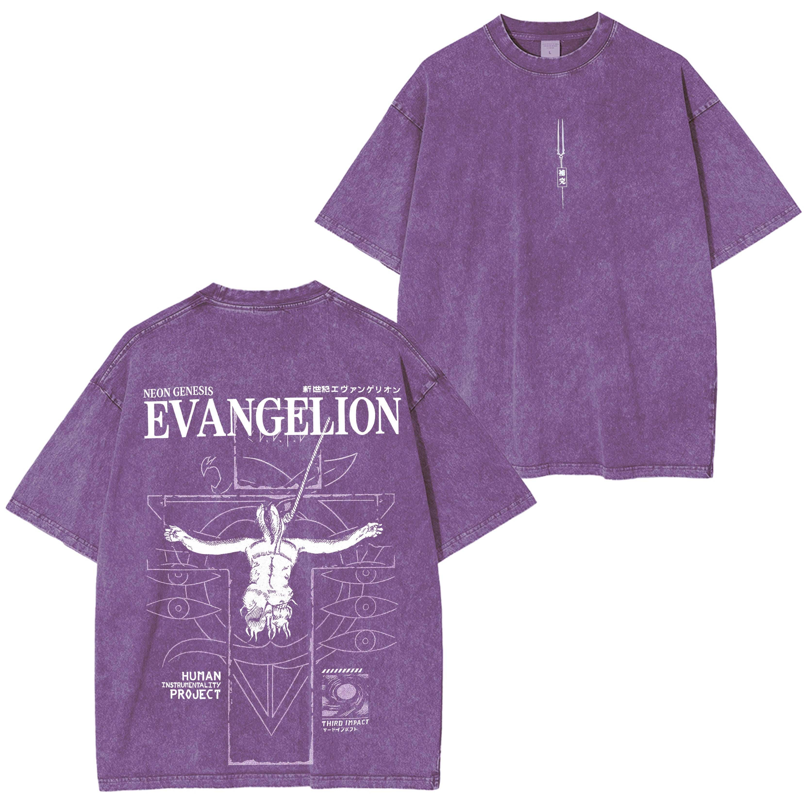 Camisa Lilith ACID WASH - Neon Genesis Evangelion T-Shirts