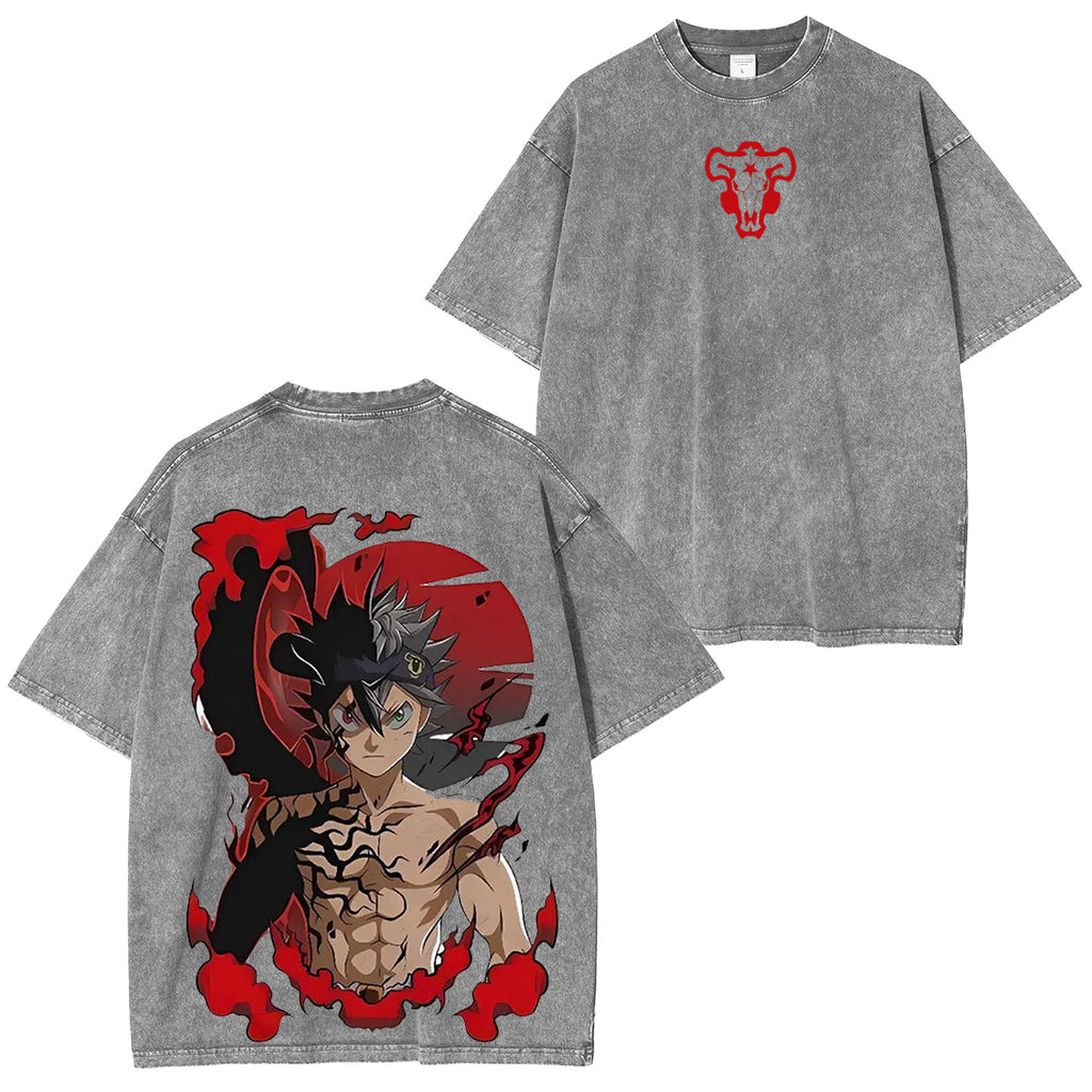 Black Clover Vintage washed T-shirt/Crewneck/Hoodie
