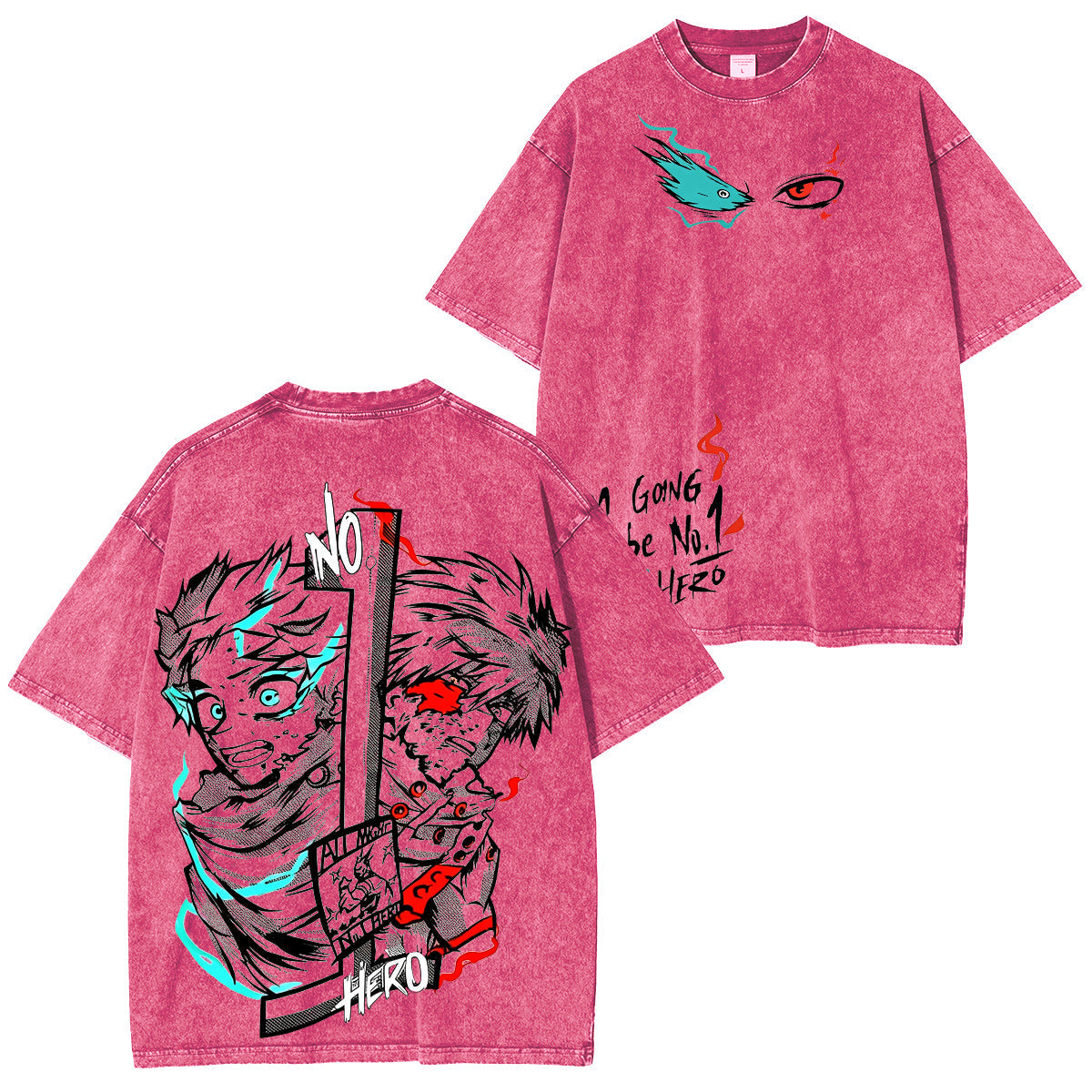 My Hero Academia Vintage washed T-shirt/Crewneck/Hoodie