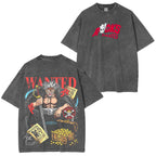 One Piece anime ：Rocks Pirates Vintage washed T-shirt/Crewneck/Hoodie