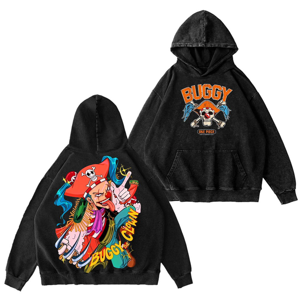 VBuggy the Clown - One Piece Vintage washed T-shirt/Crewneck/Hoodie