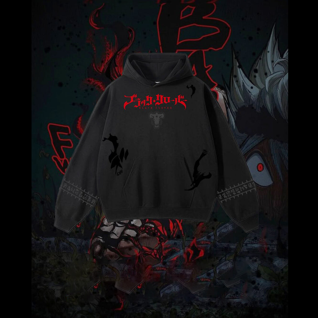 Black clover Vintage washed T-shirt/Crewneck/Hoodie