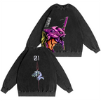 Neon Genesis Evangelion Vintage Washed T-shirt/Crewneck/Hoodie