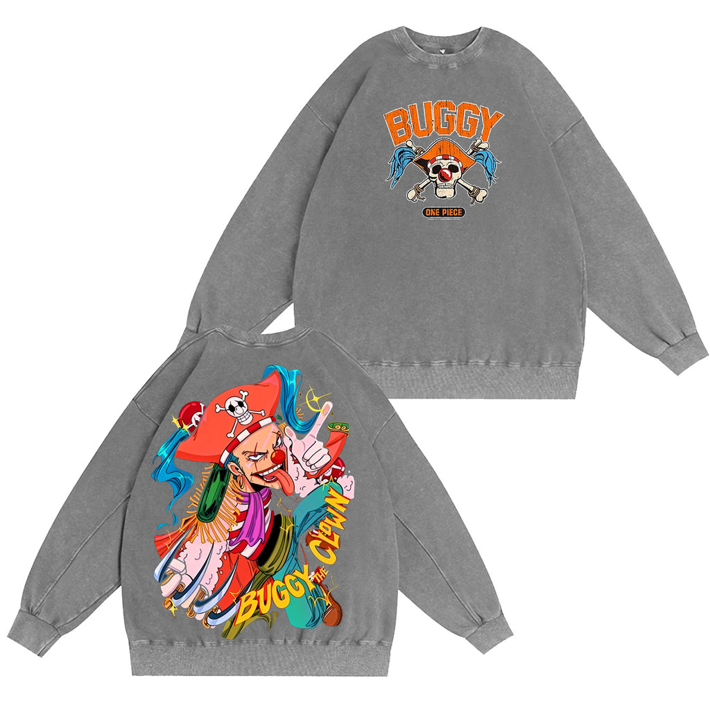 VBuggy the Clown - One Piece Vintage washed T-shirt/Crewneck/Hoodie