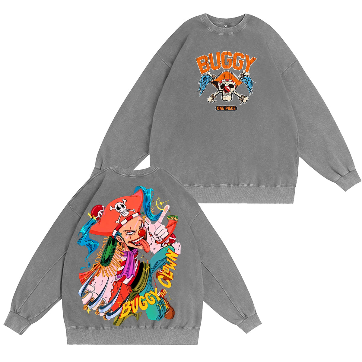VBuggy the Clown - One Piece Vintage washed T-shirt/Crewneck/Hoodie
