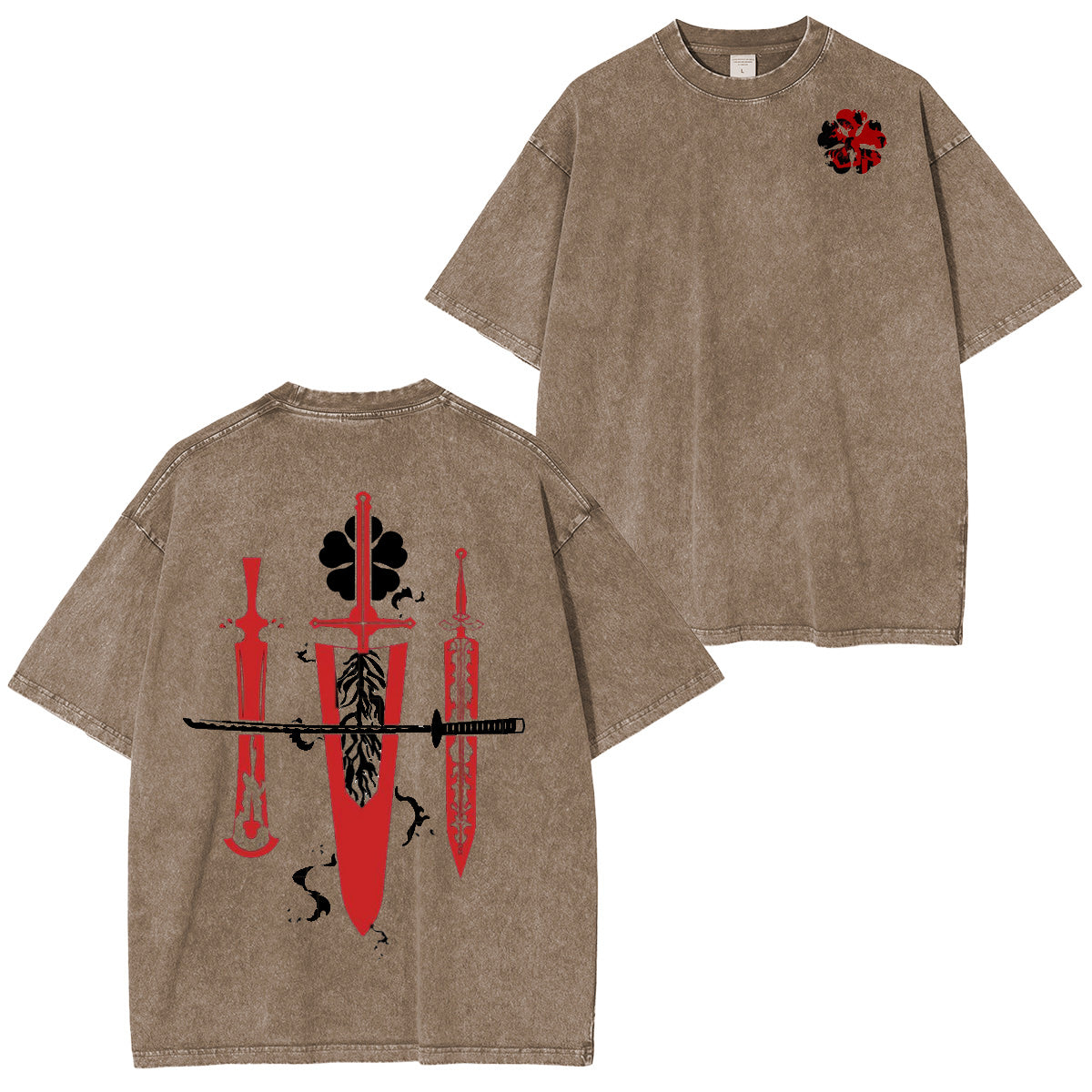 Black Clover Magic World Vintage washed T-shirt/Crewneck/Hoodie