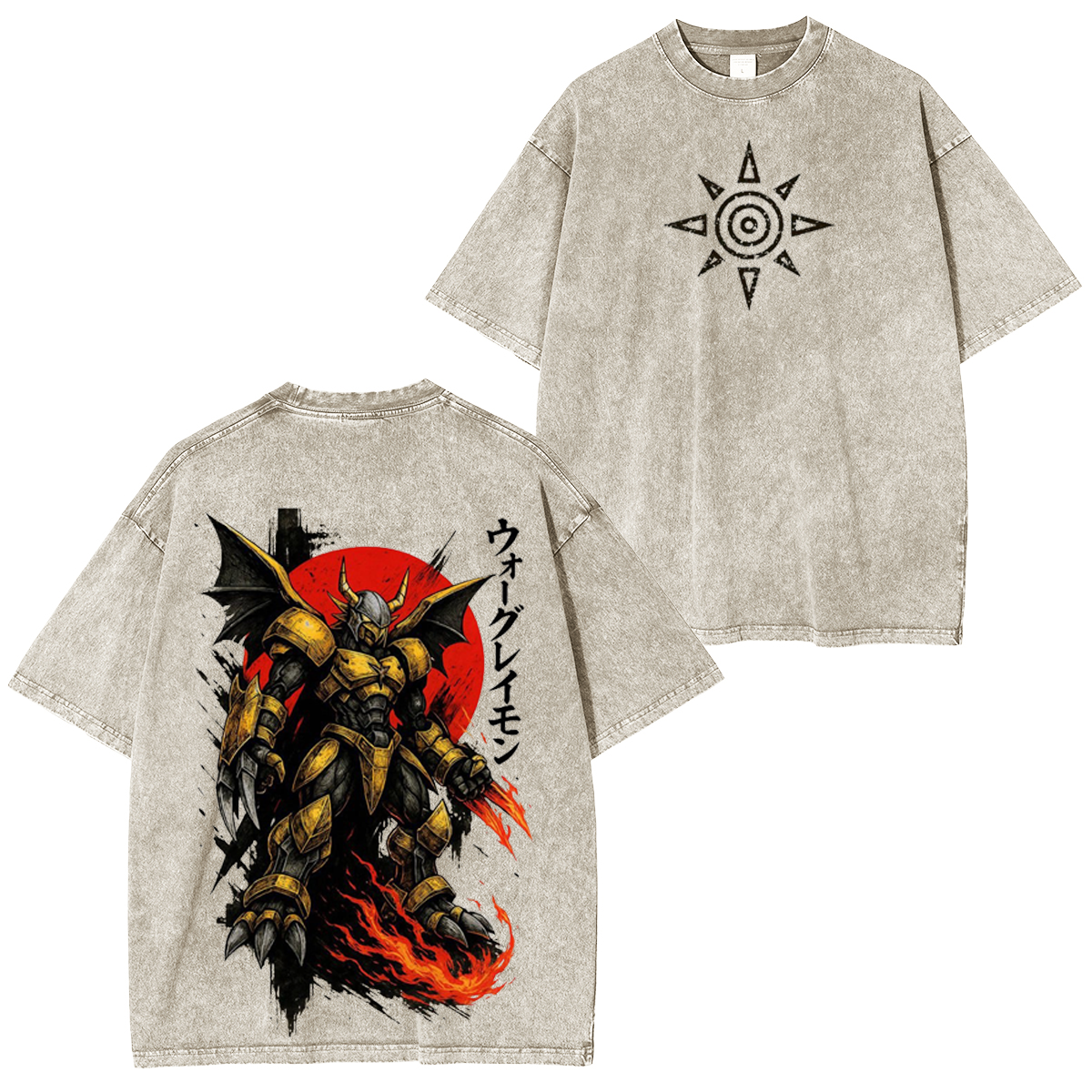 WarGreymon Digimon Vintage T-shirt/Crewneck/Hoodie