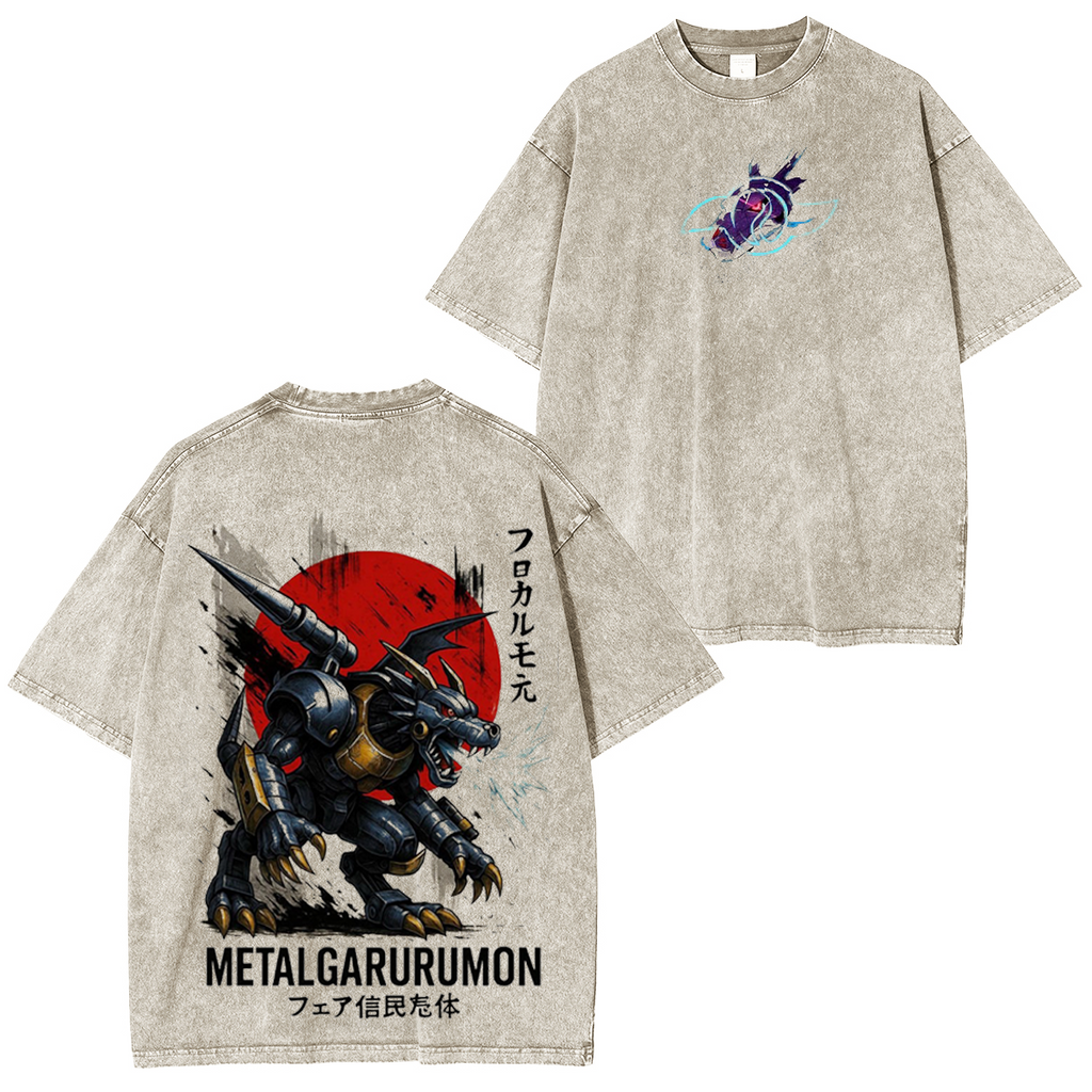 MetalGarurumon Digimon Vintage T-shirt/Crewneck/Hoodie