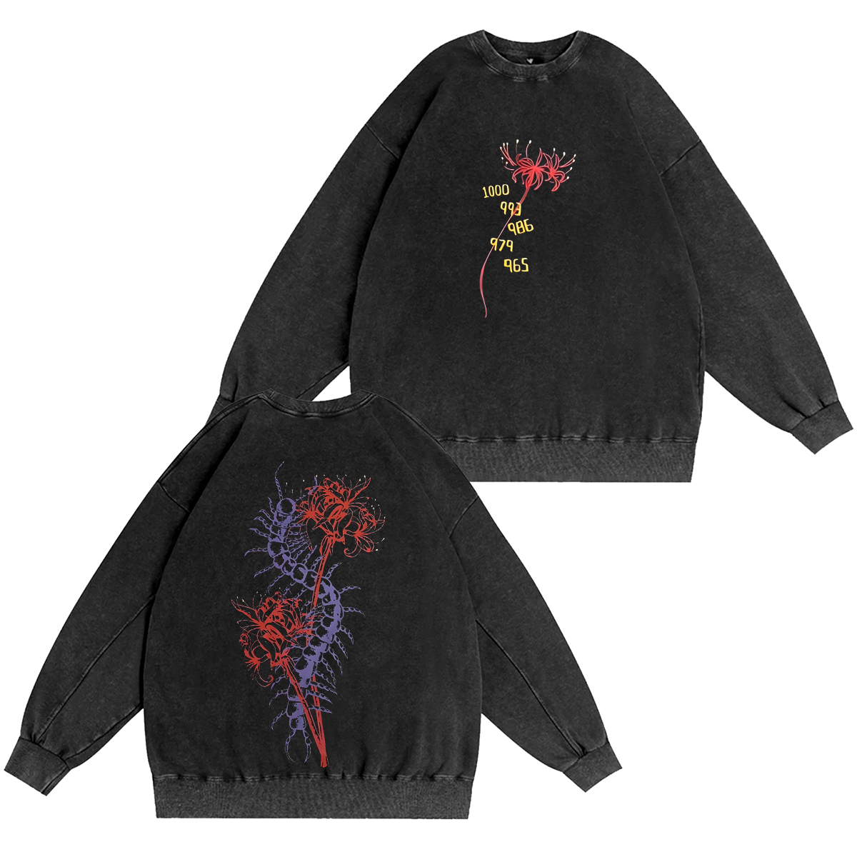 Tokyo Ghoul Acid Wash Oversized Vintage Washed T-shirt/Crewneck/Hoodie