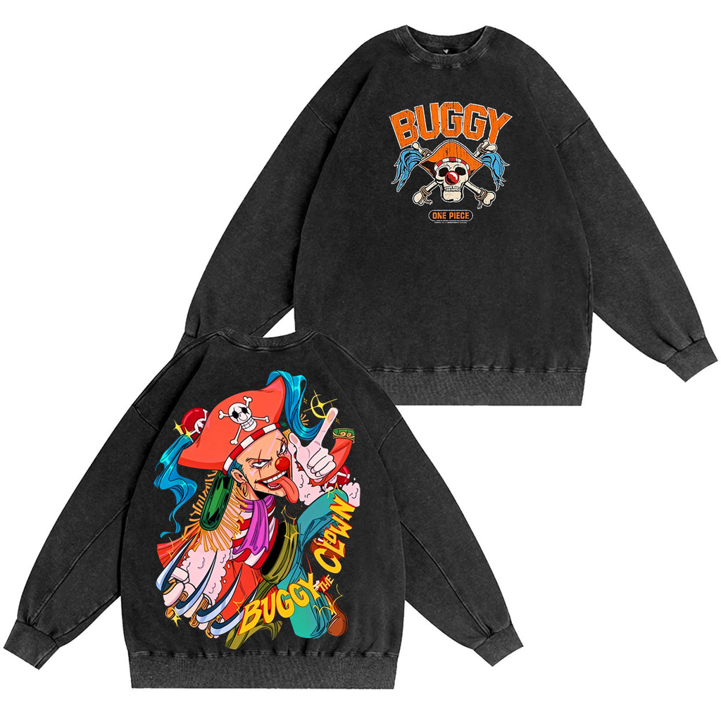 VBuggy the Clown - One Piece Vintage washed T-shirt/Crewneck/Hoodie