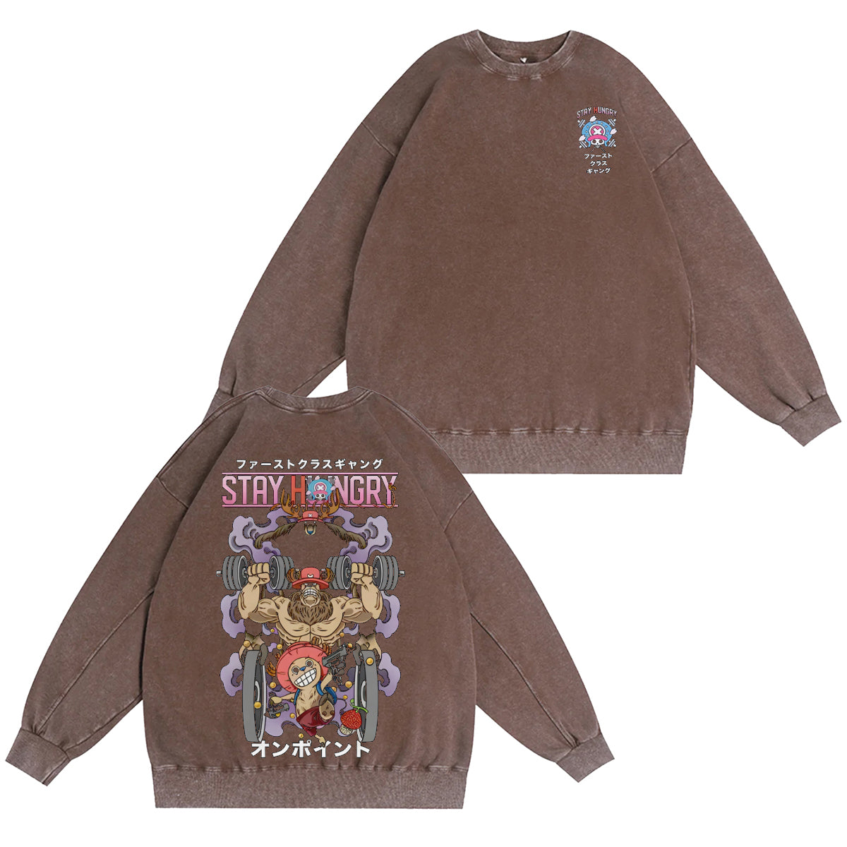 One Piece Vintage Washed T-shirt/Crewneck/Hoodie