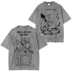 Asta x Black Bulls Black Clover Anime Washed T-shirt/Crewneck/Hoodie