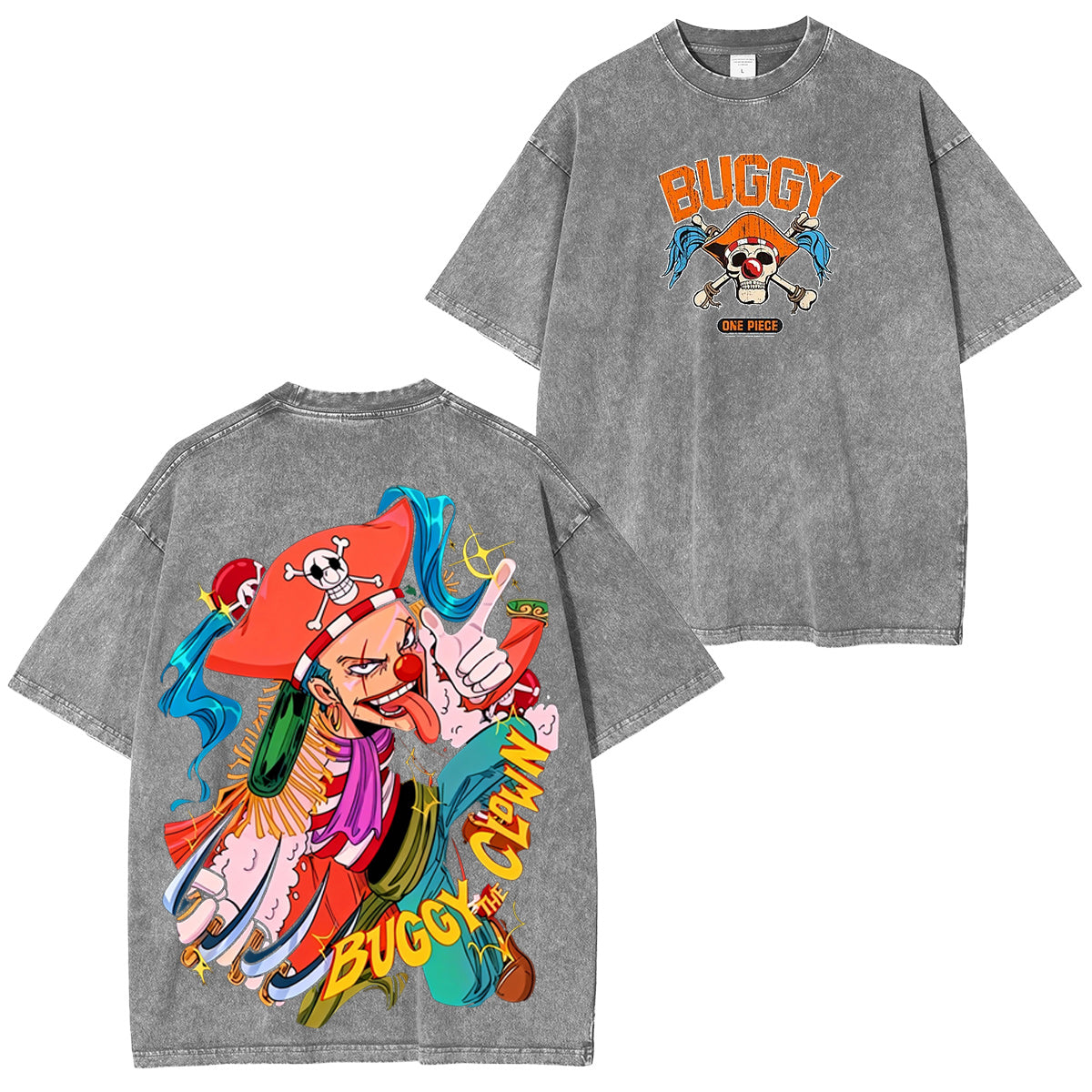 VBuggy the Clown - One Piece Vintage washed T-shirt/Crewneck/Hoodie