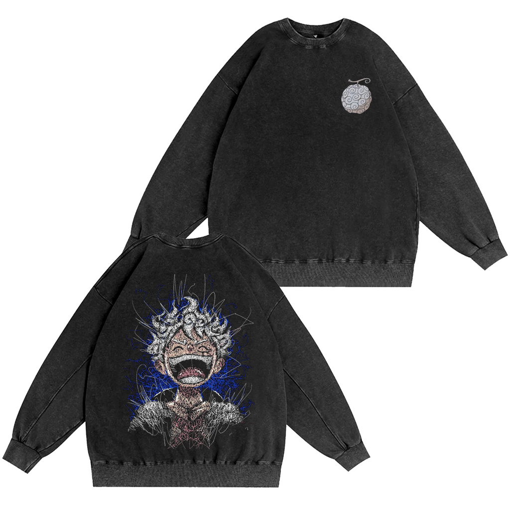Monkey D. Luffy One Piece Washed T-shirt/Crewneck/Hoodie