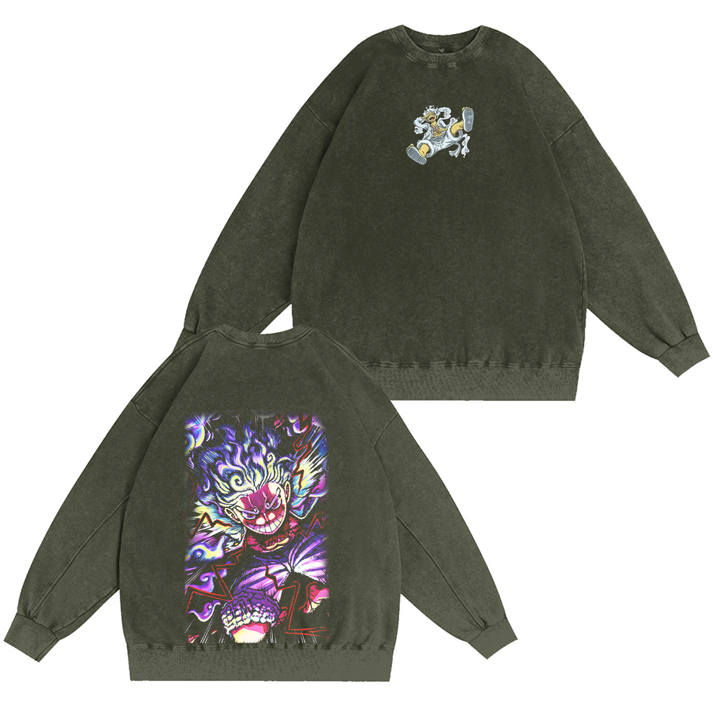 Monkey D. Luffy One Piece Washed T-shirt/Crewneck/Hoodie