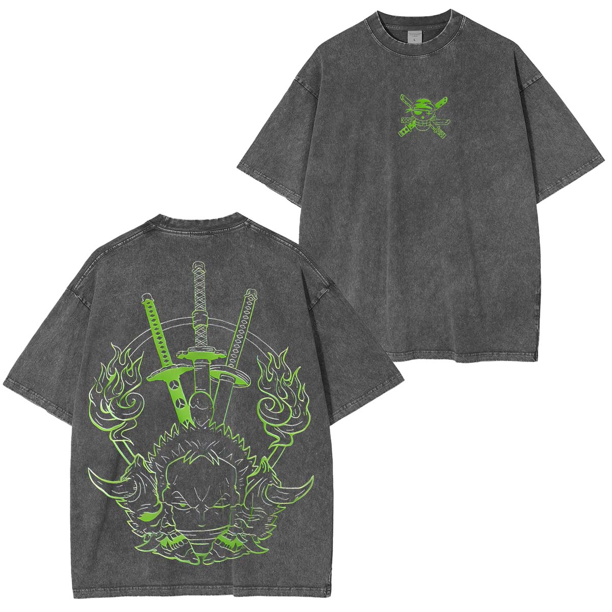 Straw Hat Pirates First Mate Roronoa Zoro Washed Tee