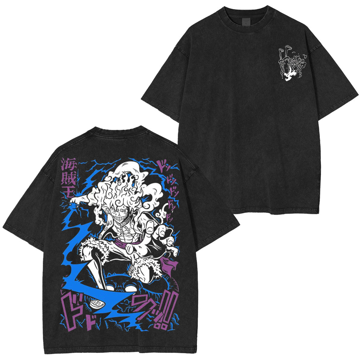 Luffy One Piece Washed T-shirt/Crewneck/Hoodie