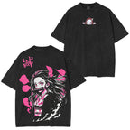 Kamado Nezuko Demon Slayer Washed T-shirt/Crewneck/Hoodie