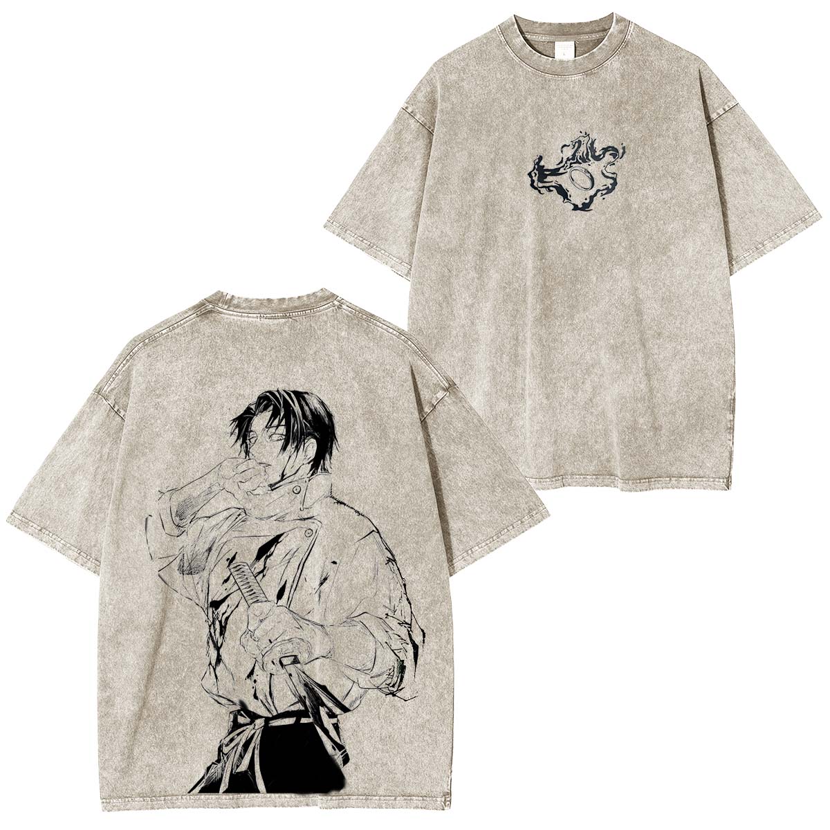 Jujutsu Kaisen Yuta Okkotsu Vintage Washed Unisex T-Shirt