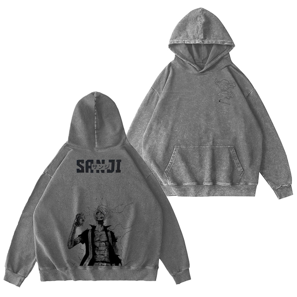 One Piece Washed T-shirt/Crewneck/Hoodie
