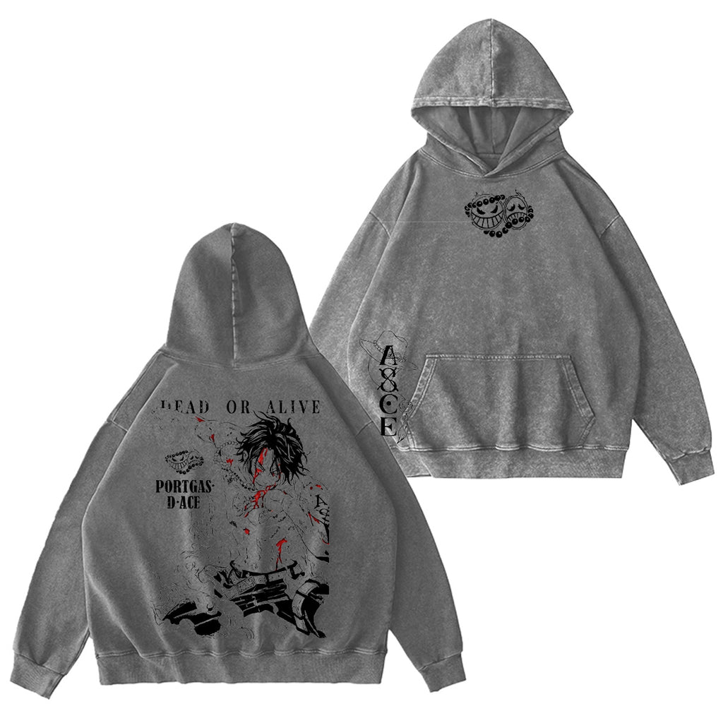 One Piece Washed T-shirt/Crewneck/Hoodie
