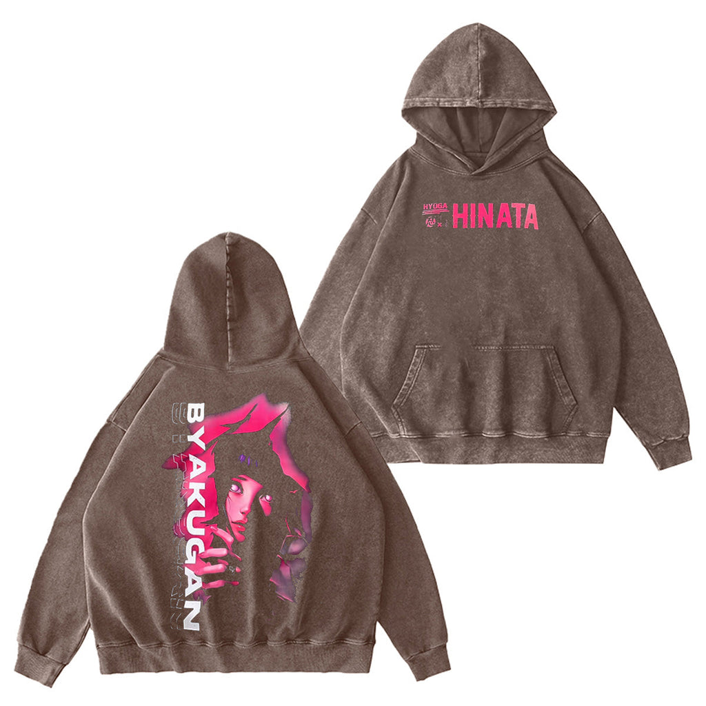 Hinata Hyuga Naruto Washed T-shirt/Crewneck/Hoodie
