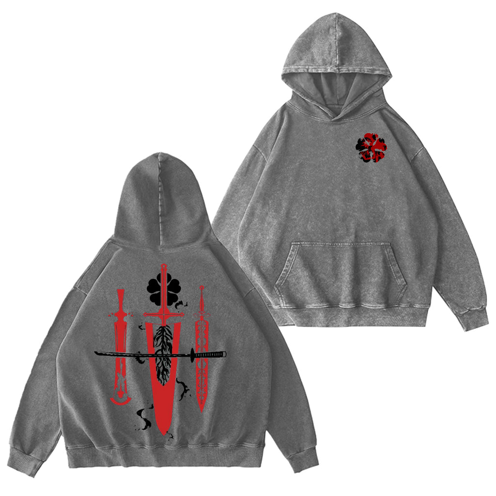 Black Clover Magic World Vintage washed T-shirt/Crewneck/Hoodie