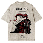Tachima Anime Double Printed Washed Tee
