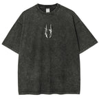 Solo Leveling God Statue Printed Unisex Washed T-Shirt