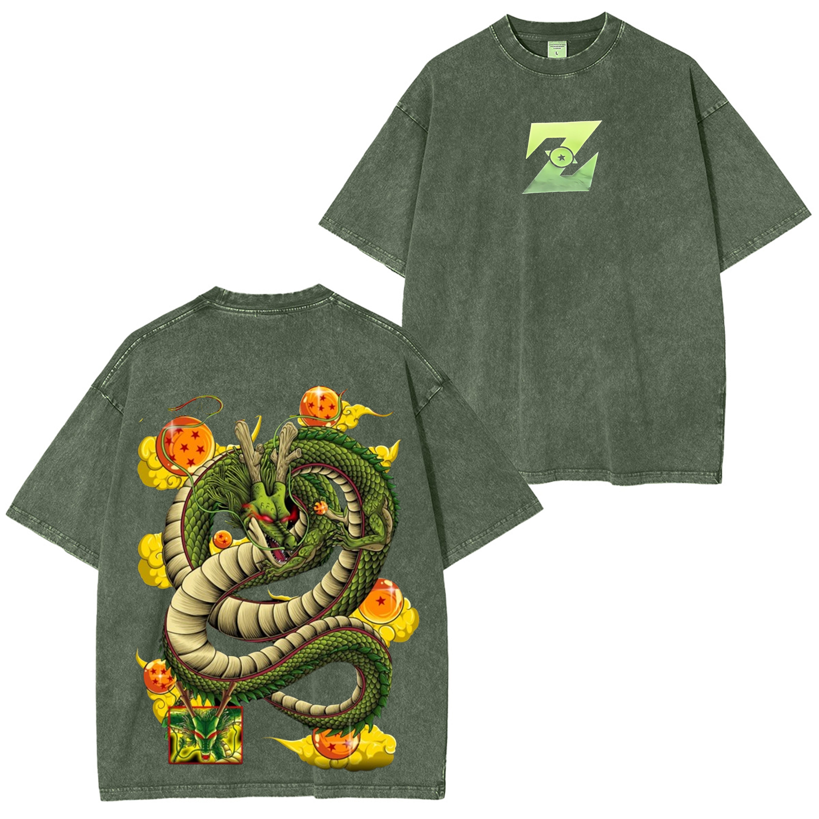 Dragon Ball Washed Shirts