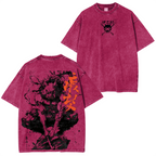 Hashibira Inosuke Demon Slayer Anime Unisex Washed T-Shirt