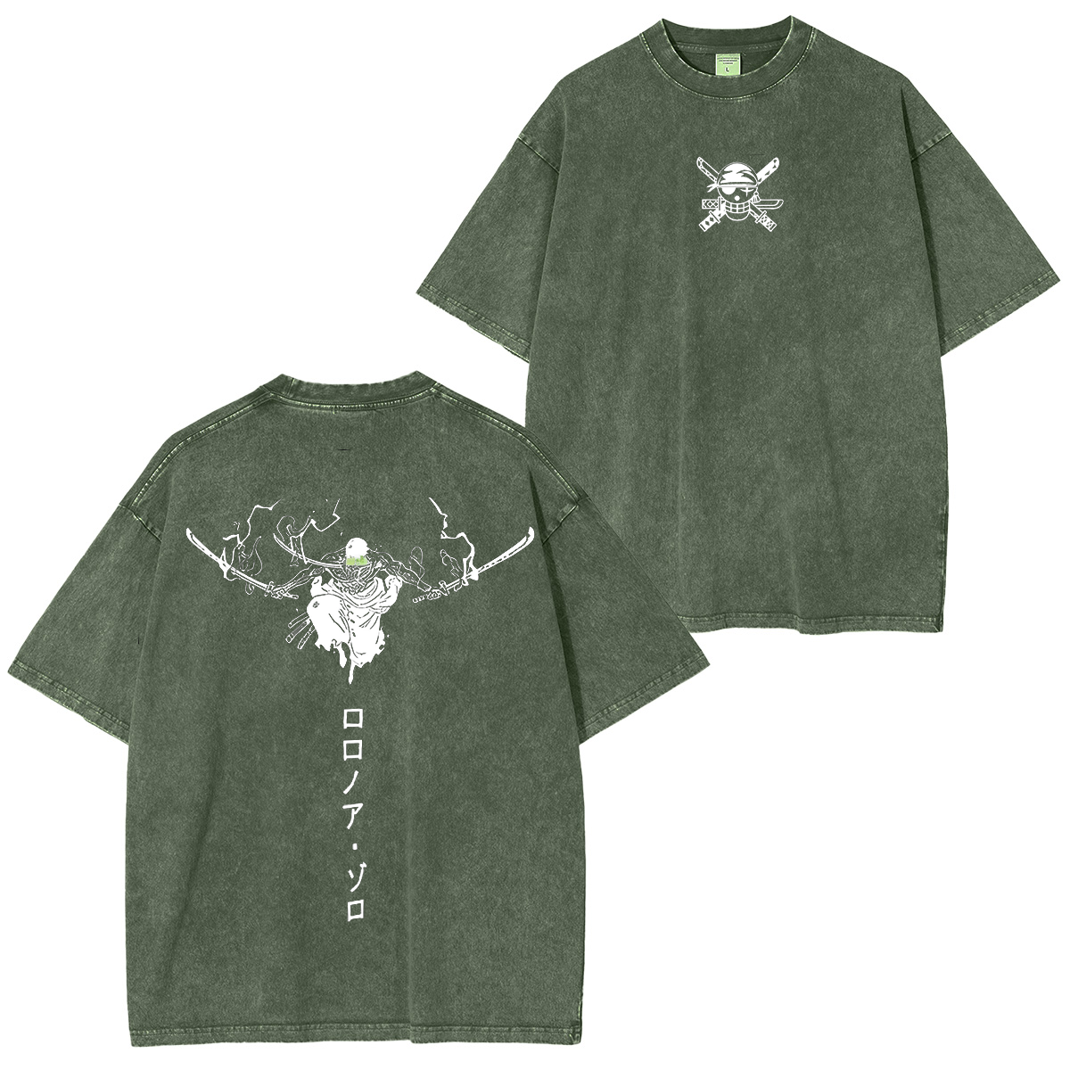 One Piece Japanese-style anime pure cotton short-sleeve T-shirt