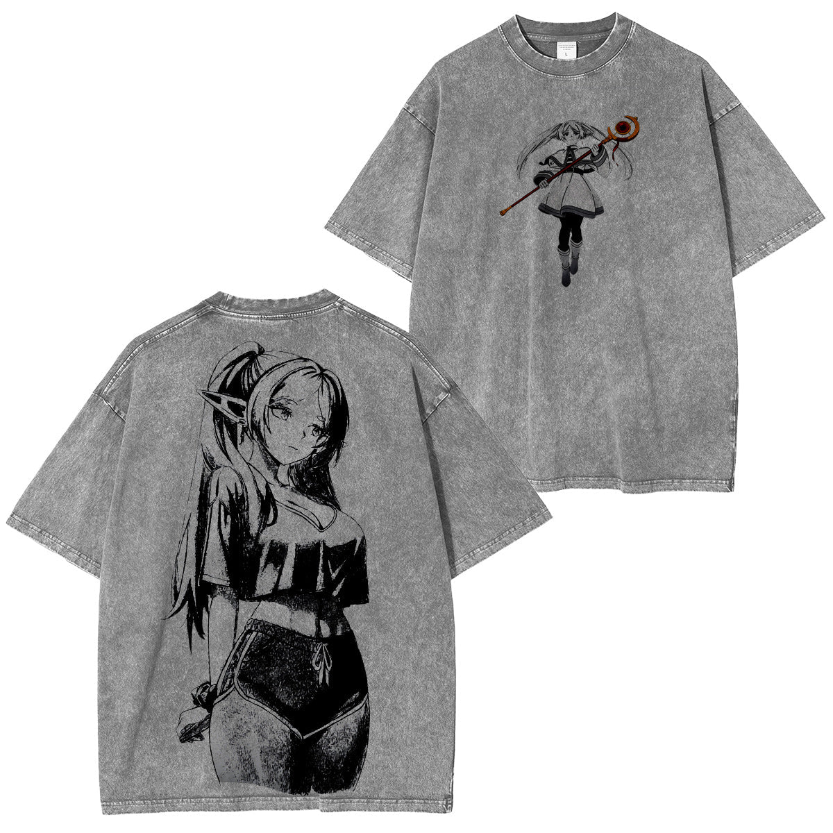 Frieren Beyond Journeys End Vintage washed T-shirt/Crewneck/Hoodie