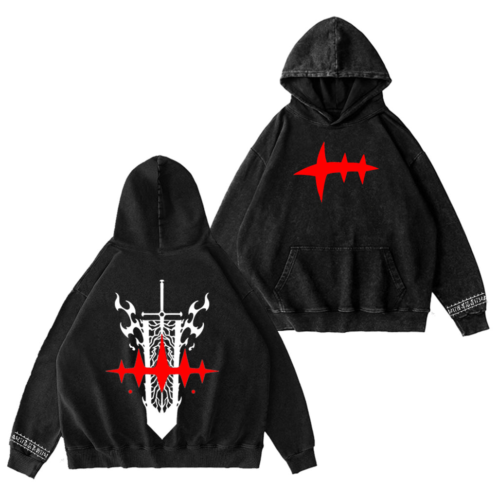 Black Clover Vintage washed T-shirt/Crewneck/Hoodie