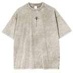 Jujutsu Kaisen Anime Acid Washed Oversize T-Shirt Yuji Itadori Anime Tee Gift For Him