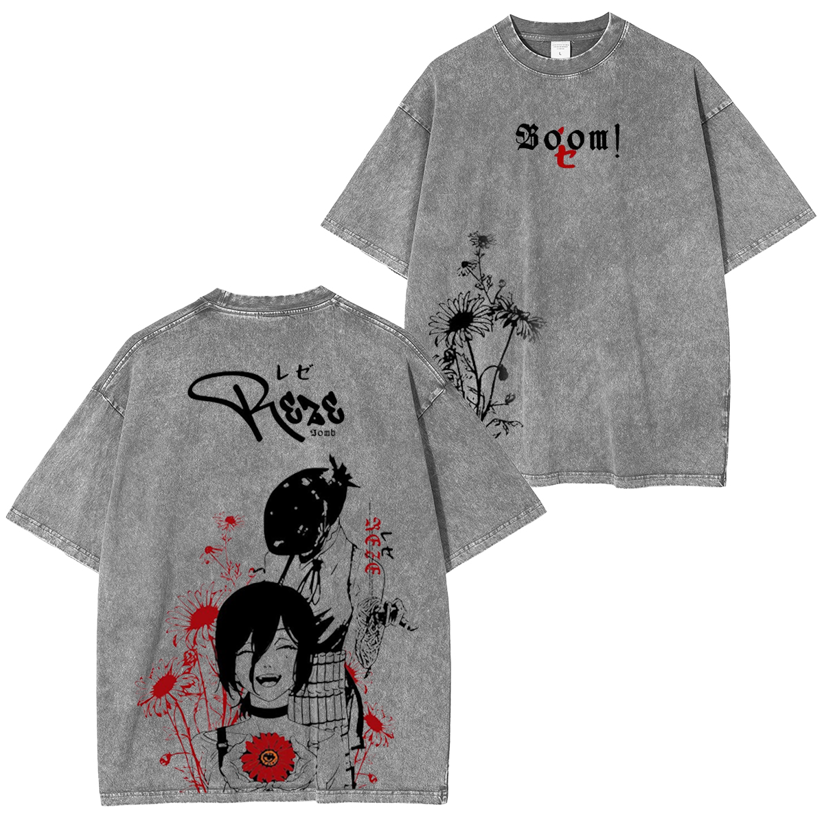 Chainsaw Man Vintage Washed T-shirt/Crewneck/Hoodie