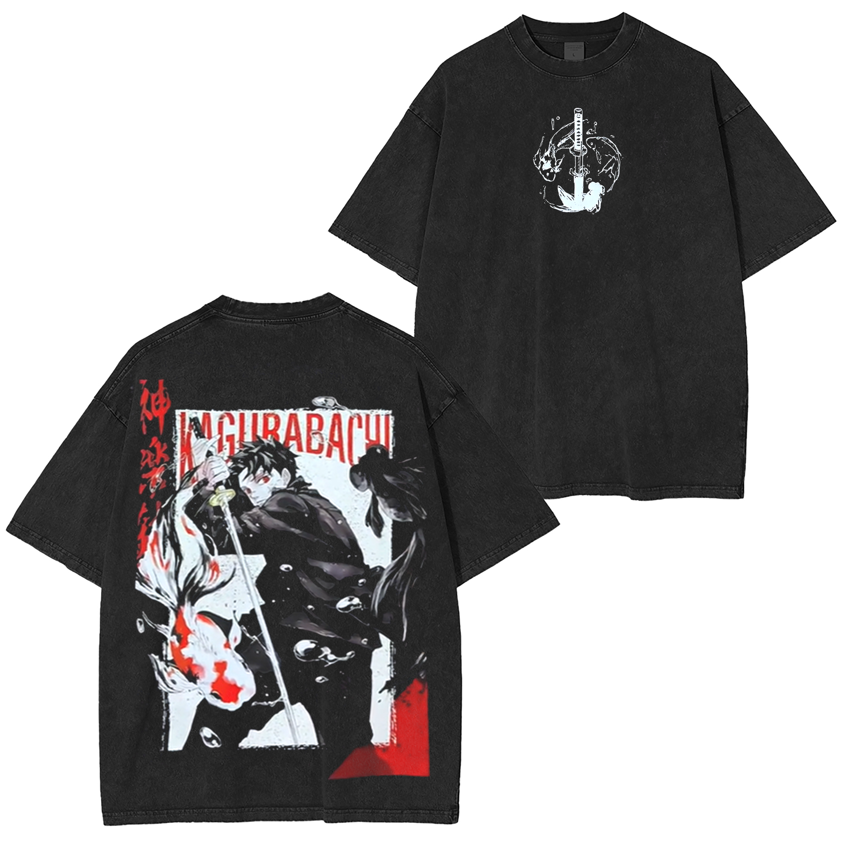 Kagurabachi Anime Washed T-shirt/Crewneck/Hoodie