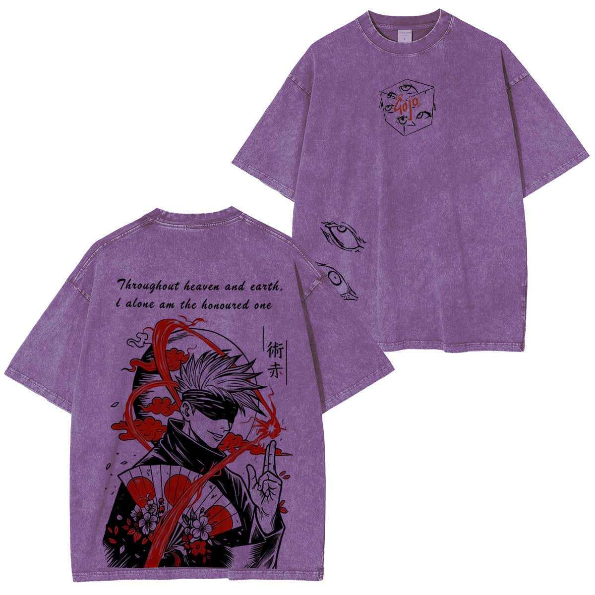 Jujutsu Kaisen :Satoru Gojo Vintage washed T-shirt/Crewneck/Hoodie