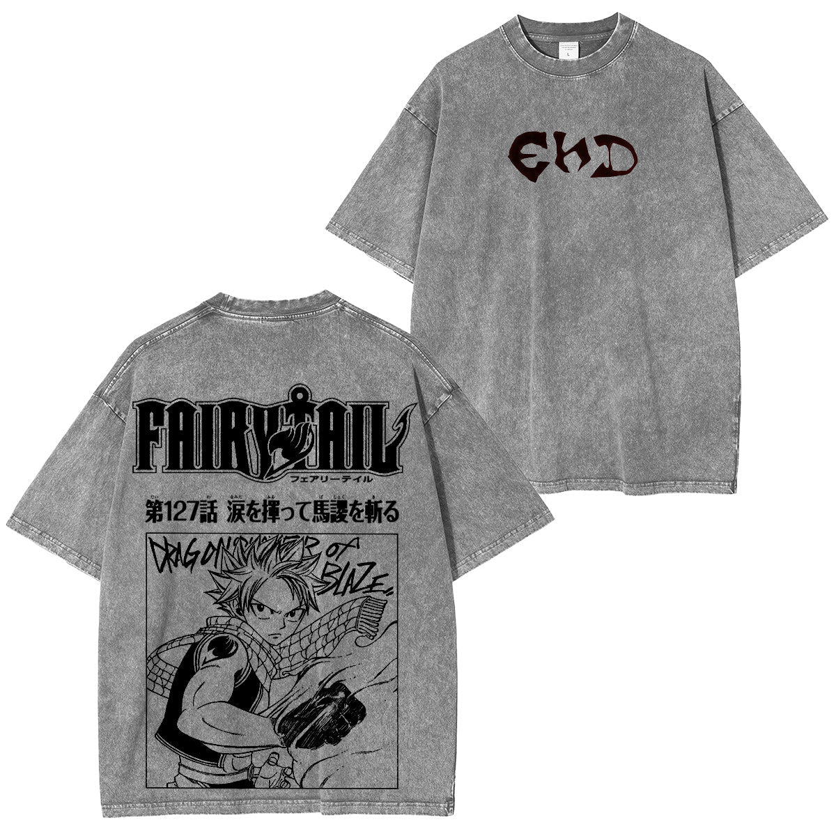 FAIRY TAIL Vintage washed T-shirt/Crewneck/Hoodie