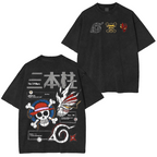Bleach,One piece, Naruto AnimeWashed T-shirt/Crewneck/Hoodie