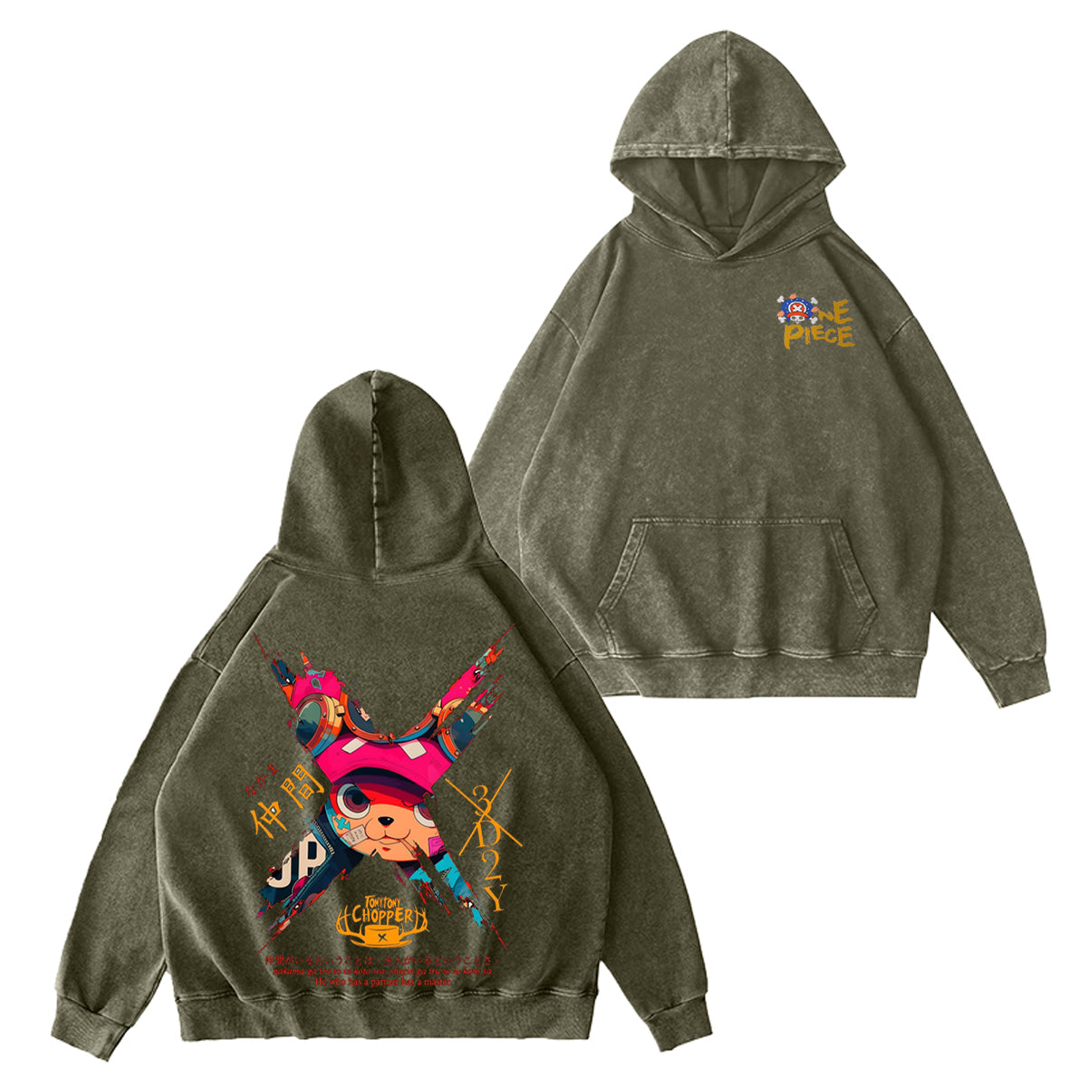 One Piece Vintage Washed T-shirt/Crewneck/Hoodie