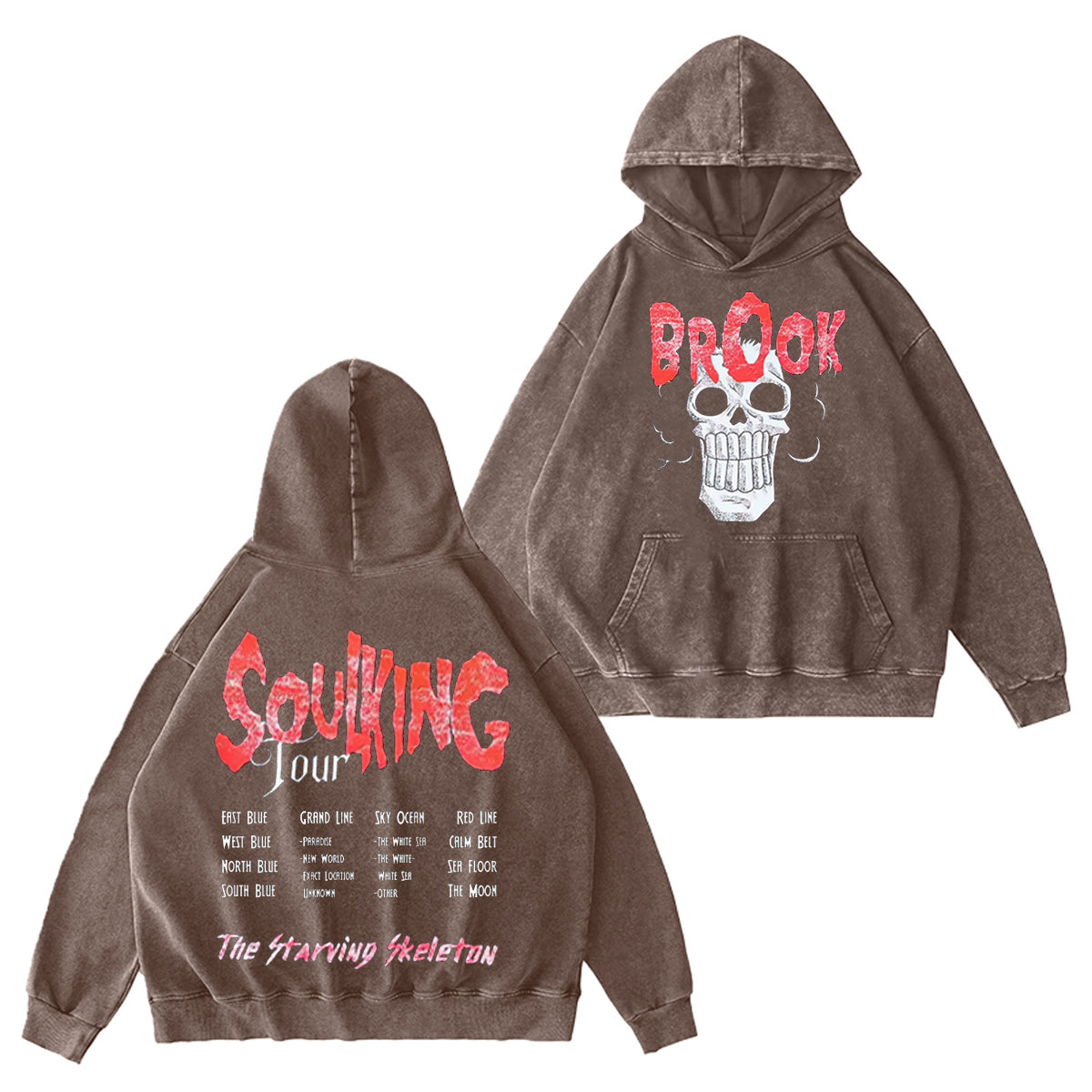 Brook One Piece Vintage Washed T-shirt/Crewneck/Hoodie