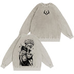Jujutsu Kaisen Sukuna Washed T-shirt/Crewneck/Hoodie