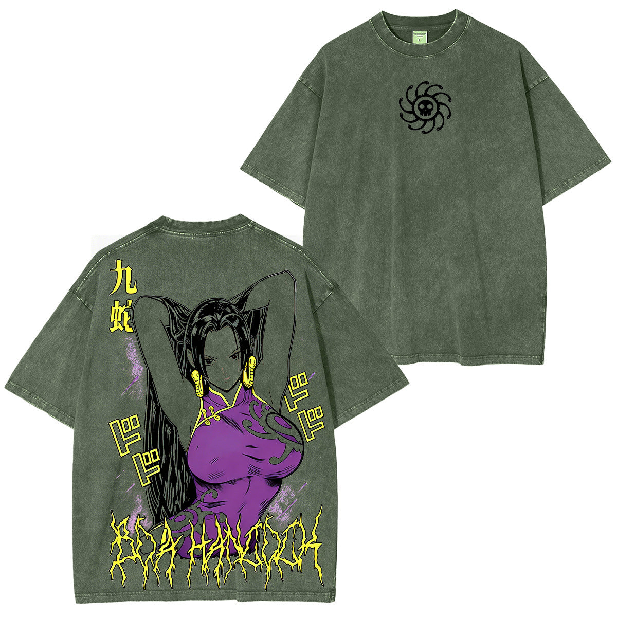 One Piece :Boa Hancock Vintage washed T-shirt/Crewneck/Hoodie