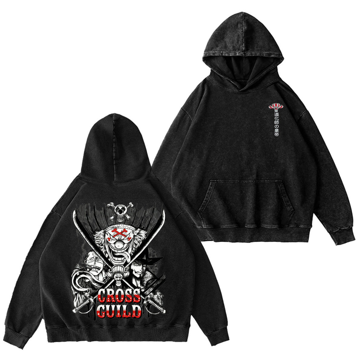 One Piece Vintage Washed T-shirt/Crewneck/Hoodie