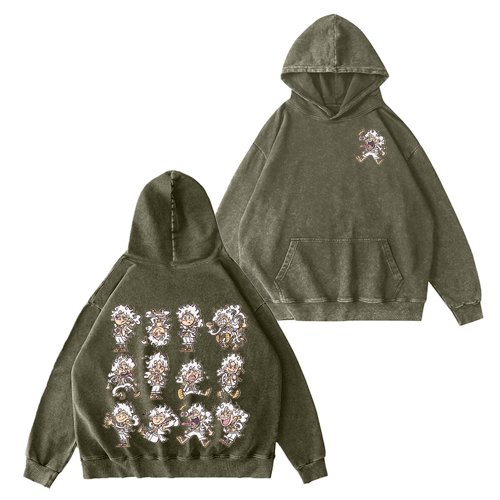 Luffy One Piece Washed T-shirt/Crewneck/Hoodie